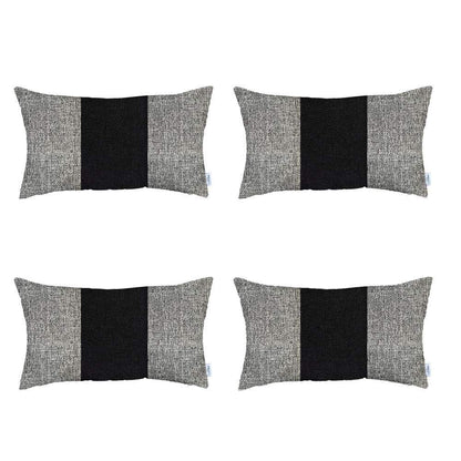 Bohemian Set of 4 Handmade Decorative Throw Pillow Solid Jacquard for Couch, Bedding