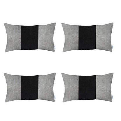 Bohemian Set of 4 Handmade Decorative Throw Pillow Solid Jacquard for Couch, Bedding
