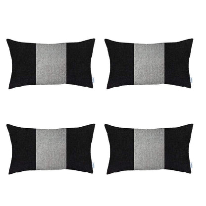 Bohemian Set of 4 Handmade Decorative Throw Pillow Solid Jacquard for Couch, Bedding