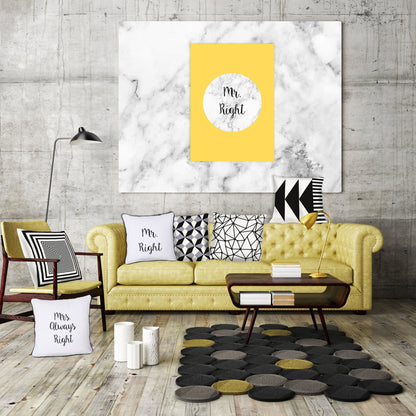 Skandi BW Tangle Decorative Throw Pillow Cover Printed Home Decor 18 Òx 18"