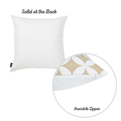 Tropical Deco Square 18" Throw Pillow Cover